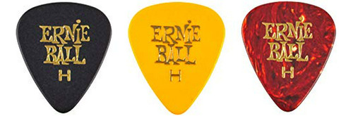 Ernie Ball Heavy Surtido Selección De Guitarra Picks, Bolsa 