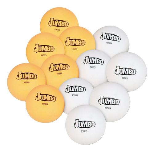 S&s Worldwide Pb148 Jumbo Table Tennis Balls (pack Of 12)