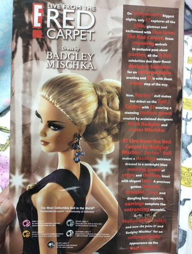 Barbie E Red Carpet Badgley Miscka Nueva (Usado)