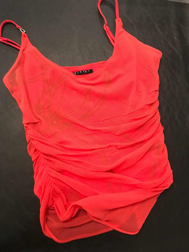 Musculosa Coral Sisley Italiana Increible