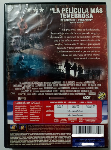 Exterminio 28 Days Later Dvd Original (Usado)