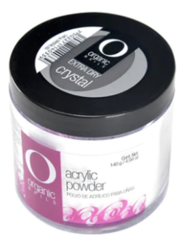 Organic Extra Dry Crystal - Polvo Acrilico Para Uñas  140g