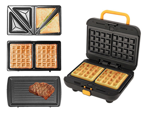 Wafleras Multifuncional 3 En 1 Con Sandwichera Y Grill