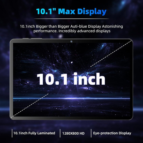 Tablet Android 14 2 En 1 10+64 Gb 1280x800 Hd