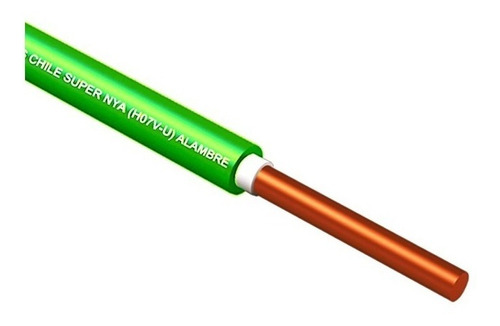 Cable Alambre Nya 2.5mm Verde H07v-u750v Terafix R-10mts