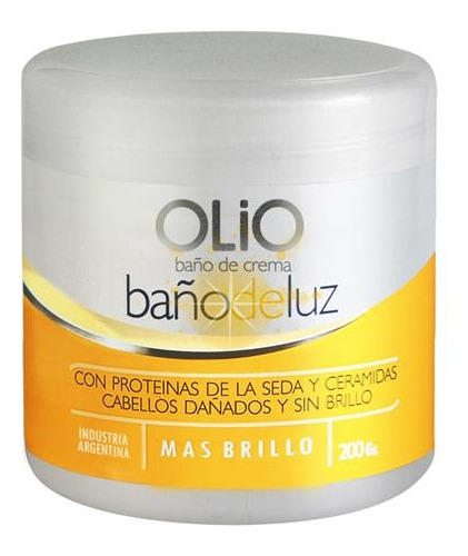 Anna De Sanctis Baño De Luz Crema Brillo 200g Sin Frizz