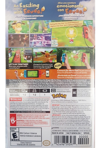 Imagen 5 de 5 de ..:: Pokémon Lets Go Eevee ::.. Para Nintendo Switch
