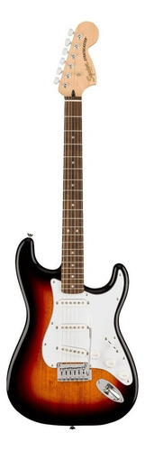 Guitarra eléctrica Squier by Fender Affinity Series Stratocaster de álamo 3-color sunburst brillante con diapasón de laurel indio