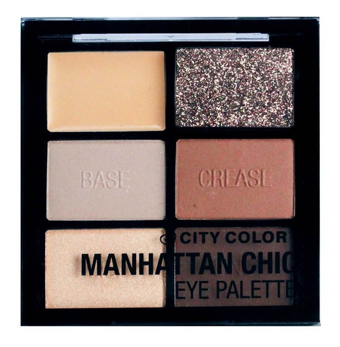 City Color - Paleta De Sombras Para Ojos Manhattan Chic
