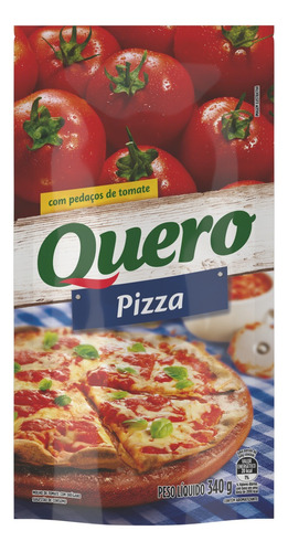 Molho de Tomate Pizza Quero Molho de Tomate em sachê 340 g