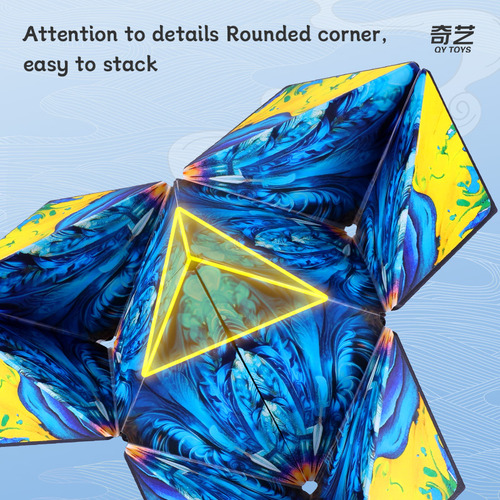 Cubos Magnéticos Plegables Qiyi Puzzle Qy Toys Cubo Magico 3