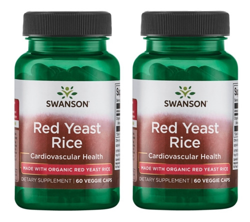 Red Yeast Rice Arroz De Levadura Roja Pack 2x Envio Gratis