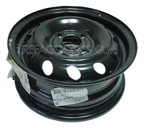 Rin Acero Negro Original Gm: Chevy 1.6l, 1.4l 1994 Al 2012 Rin Acero Negro Original Gm: Chevy 1.6l, 1.4l 1994 Al 2012