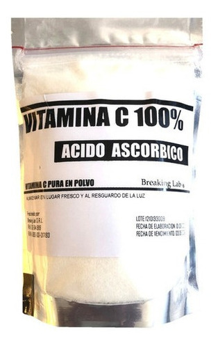 Suplemento en polvo Breaking Lab  AAVC Vitamina C vitaminas sabor cítrico en doypack de 1000g