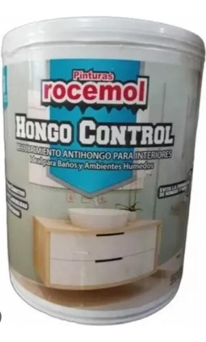 Rocemol Pintura Hongo Control Antihumedad X10lts.+1 Lija