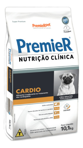 Premier Nutrição Clinica Cardio Raças Pequenas 10kg