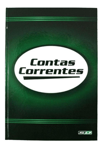  São Domingos Livro Conta Corrente Controle Financeiro 1/4 Pequeno 50 Fls 50 folhas  21.6cm x 15.4cm