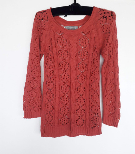 Sweater De Hilo Calado Zara Talle M