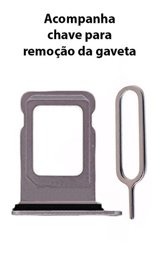 Bandeja Gaveta Chip Slot Sim Card Compatível iPhone 14
