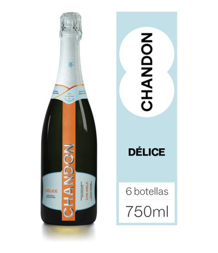 Champagne Chandon Delice X 750cc Caja 6 Botellas