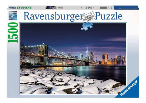 Puzzle Ravensburger 1500 Pza. Invierno En Nueva York 171088 