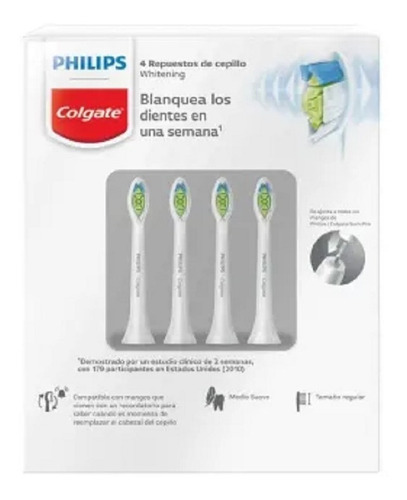 Repuesto Para Cepillo Dental Eléctrico Philips Colgate 