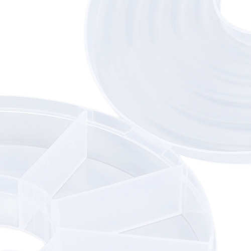 Almacenamiento Transparente En Forma De Arcoíris, 10 Unidade