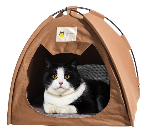 Nvted Cama Para Gatos, Tienda De Campaña Para Mascotas, Extr