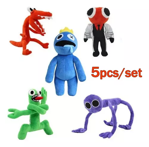 5PCS Rainbow Friends Soft Stuffed Plush Toys,Animal Plush Doll