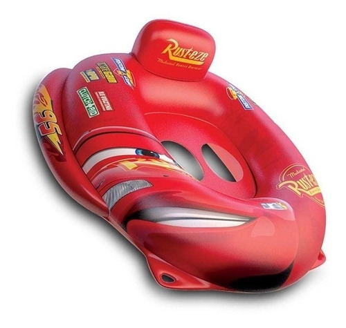 Bote Inflável C/ Entrada De Pés Carros Cor Vermelho