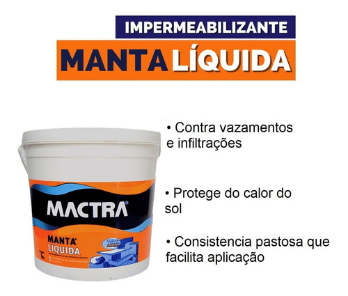 Super Tinta Manta Liquida Vedante 12kg Uso Geral - Mactra