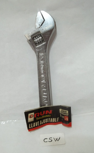 Llave Ajustable Graduada 6 PuLG.-150 Mm Run