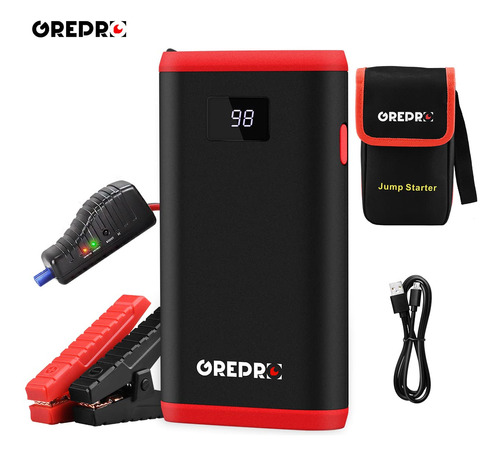 Grepro Arrancador Coche De800 Amperio 12 Voltio Ultrasafe L