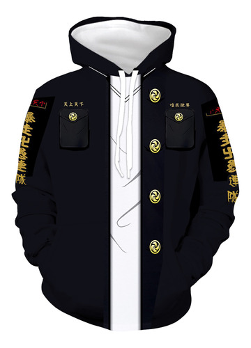 Adulto Sudadera Con Capucha Anime Tokyo Revengers