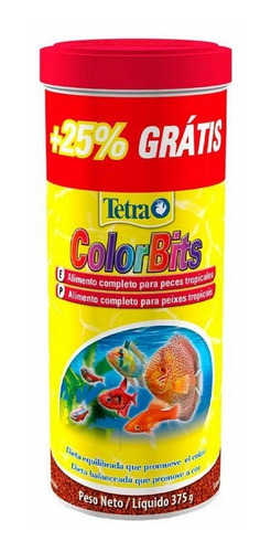 Imagem 1 de 3 de Ração Granulada Tetra Color Bits 375g 