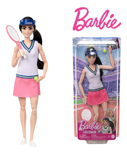 Muñeca Barbie Articulada Jugadora De Tenis