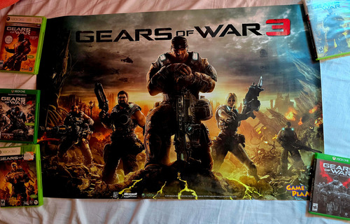 Pack5juegos Xbox360/one Gears Of War + Autógrafo'rodferguson (Usado)