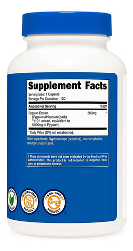 Suplemento em cápsulas Nutricost Suplementos Gymnema Sylvestre Gymnema Silvestre em frasco de 0ml 180 unidades