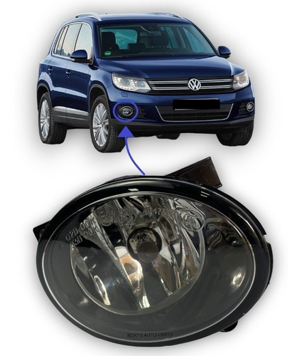 Farol Milha Auxiliar Vw Tiguan 1.4 Tsi 2016-2017 Hella Ld