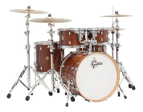 Batería Gretsch Catalina Maple 22 Esmalte Nogal 5 Piezas