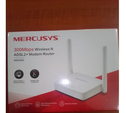 Modem Router Mercusys De 2 Antenas 300 Mbps.
