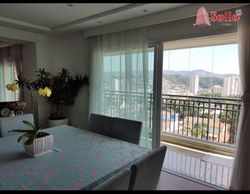 Imagem 3 de 30 de Apartamento Totalmente Mobiliado Com 3 Suítes E 3 Vagas, 150m² - Vila Rosália - Guarulhos/sp - Ap0491