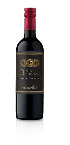 Vino Tres Medallas Cabernet 2018 Santa R - mL a $47