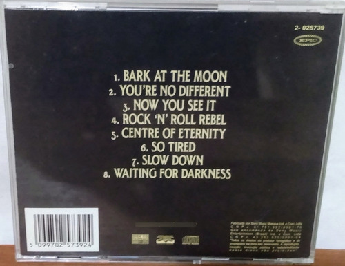 Cd - Ozzy Osbourne - Bark At The Moon - 1983 (Usado)