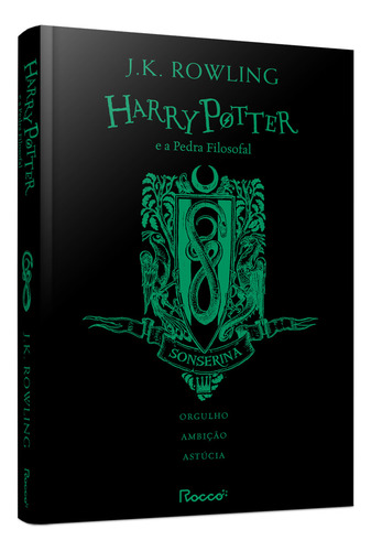 Harry Potter E A Pedra Filosofal Capa Dura Sonserina Exclusivo, De J.k. Rowling. Editora Rocco, Capa Dura Em Português