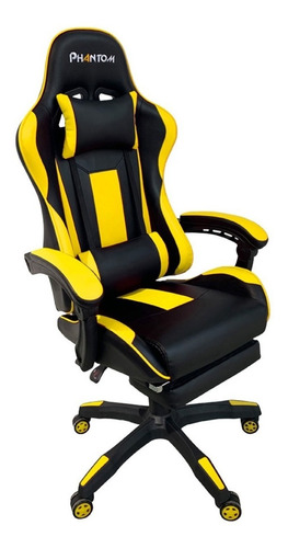 Silla Gamer De Escritorio Phantom Ergonómica Reclinable