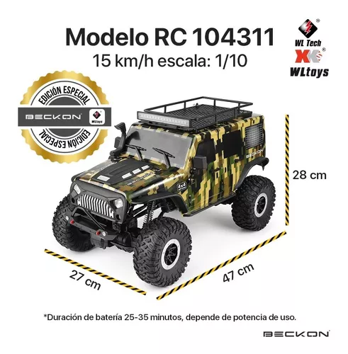 Carro Control / Camioneta Buggy Rc 104311 - 4x4