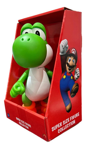 Super Mario Bros Figura Yoshi Coleccionable De 23cm Altura