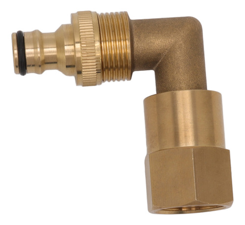 Adaptador De Codo De Manguera De Jardín De Latón De 90 Grado