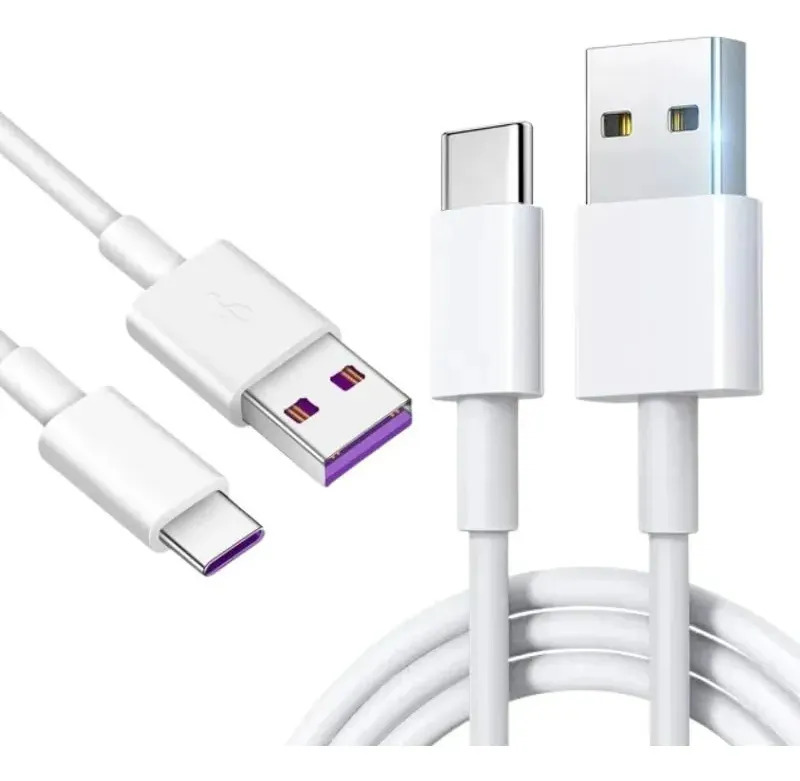 Cabo Carregador Usb Android Tipo C 2 Metros Branco